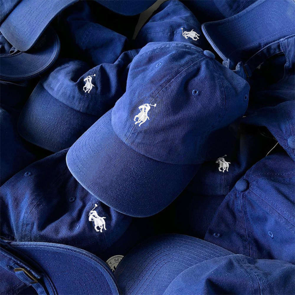 

cap Polo baseball women's fashion face small blue Paul ins trendy men's sun protection cap for children, Blue;gray