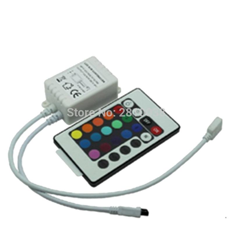 

Pcs/lot Infrared 24 Key Led Rgb Controller Common Anode DC 12-24V Full Color For Strips Controllers