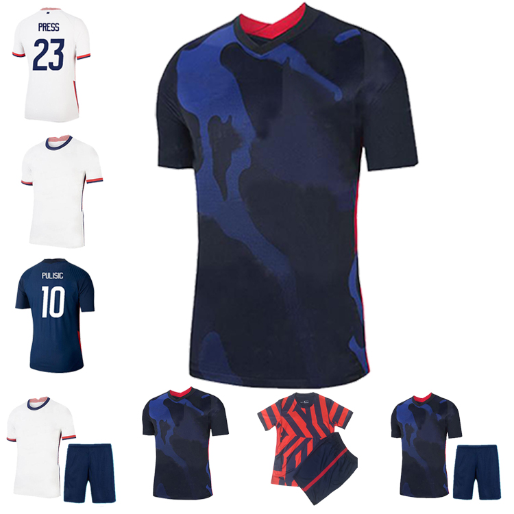 

America United States Soccer Jersey maillot de foot LLOYD #10 Men's KRIEGER #11 MEN+Kids Kit MORGAN #13 uniforms RIPINOE #15 Football jersey, Black;yellow
