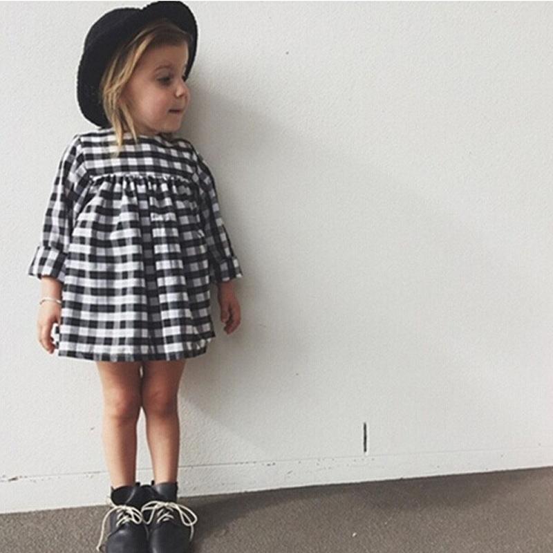 

Girl's Dresses Girls 2021 Baby Costume Dress For Long Sleeve Plaid European Vestido Vetement Fille Kids Party Clothing, Red;yellow