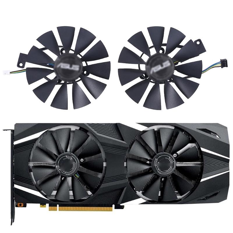 

87mm T129215SH FDC10U12S9-C 4Pin RTX 2060 2070 2080 DUAL Advanced OC Fans For -ASUS GeForce RTX2080 RTX2070 GAMING Card Fan & Coolings