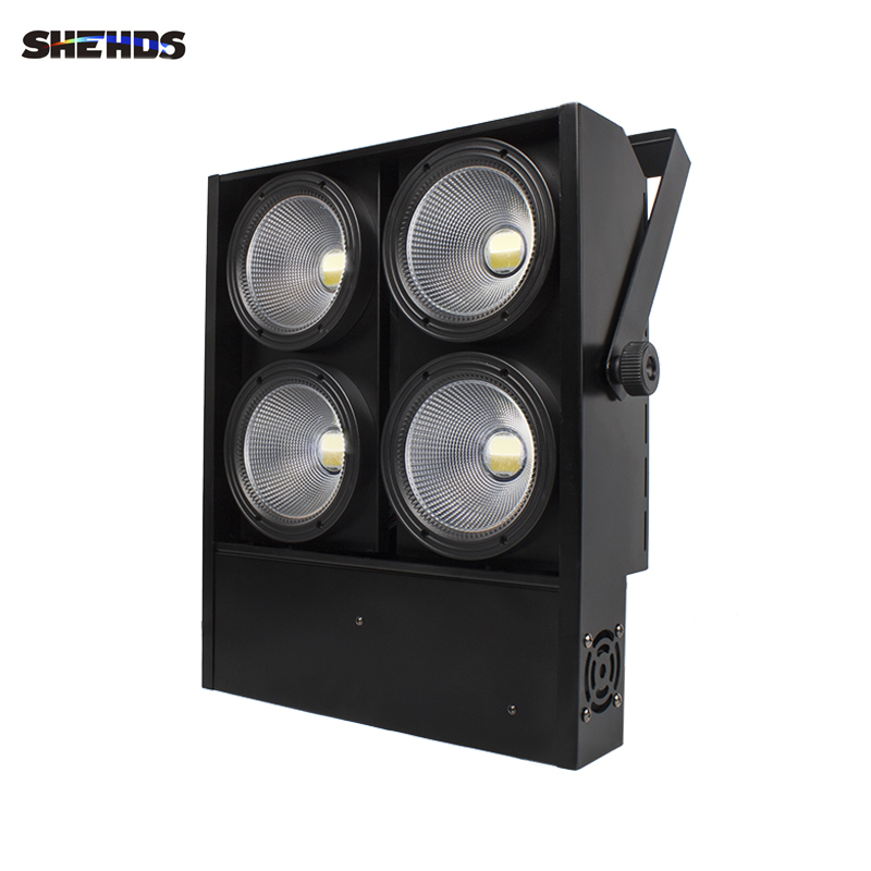 

SHEHDS Stage Lighting 4eyes 400W LED COB Blinder Cool And Warm White For Dj Disco Party Fast Delivery