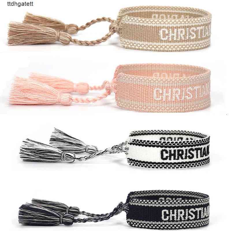 

Adjustable Woven Friendship Bangle for Women Men Vintage Braided Bangles Embroidery Tassel Bracelets Wholesale JewelryQ3IL