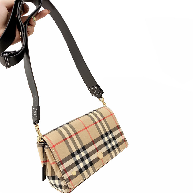 

Fashion high-quality ladies shoulder bag luxury designer 2021 classic plaid canvas iconic logo buckle zipper inner lattice banquet messenger bags wallet coin purse, Customize