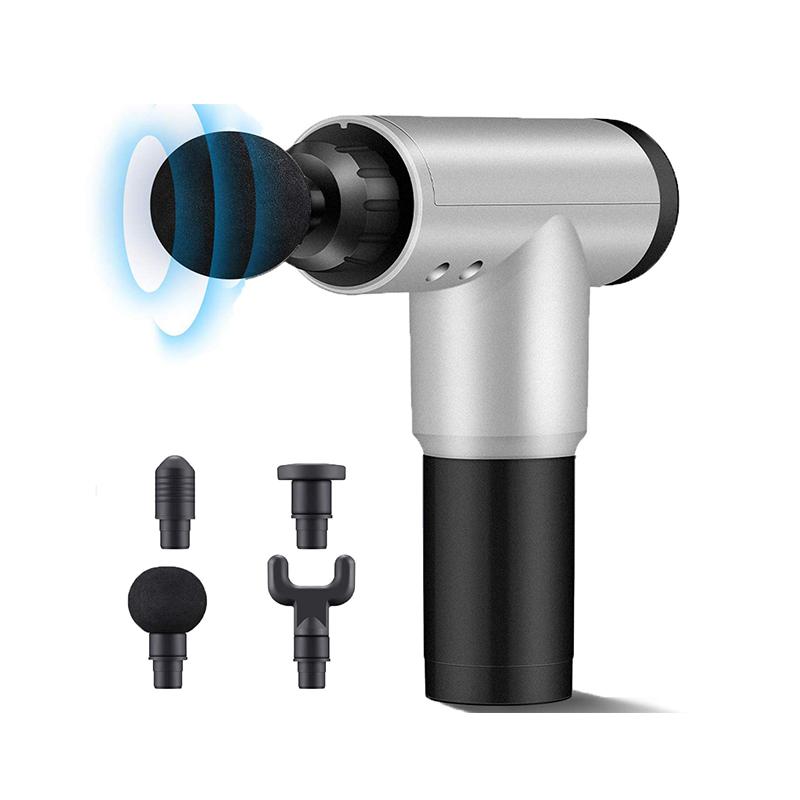 

Professional Electric Back Massagers High Intensity Handheld Percussion Massage Gun For Pain Relief With 4 Heads Body Massager