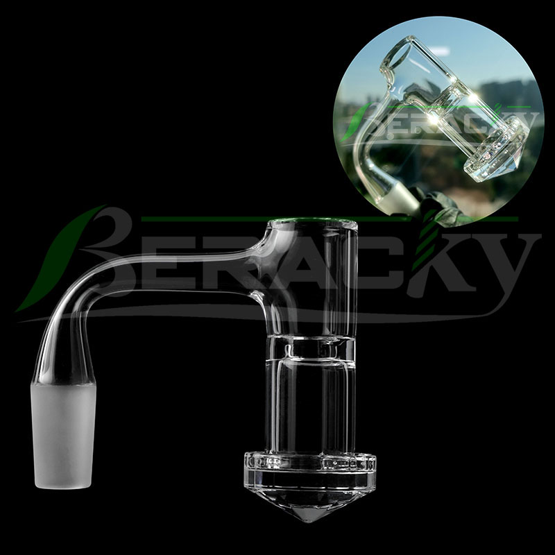 

Beracky Full Weld Diamond/Facted Bottom Beveled Edge Smoking Terp Slurper Quartz Banger 2.5mm Wall 20mmOD Seamless Slurpers Nails For Glass Water Bongs Dab Rigs