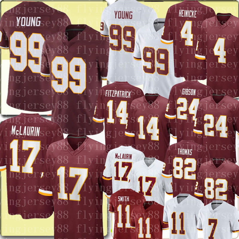

99 Chase Young Jersey Football 17 Terry McLaurin 4 Taylor Heinicke Jerseys Ryan Fitzpatrick Darrell Green Antonio Gibson Logan Thomas Tress Way Camaron Cheeseman, Men {s-xxxl} hongpi