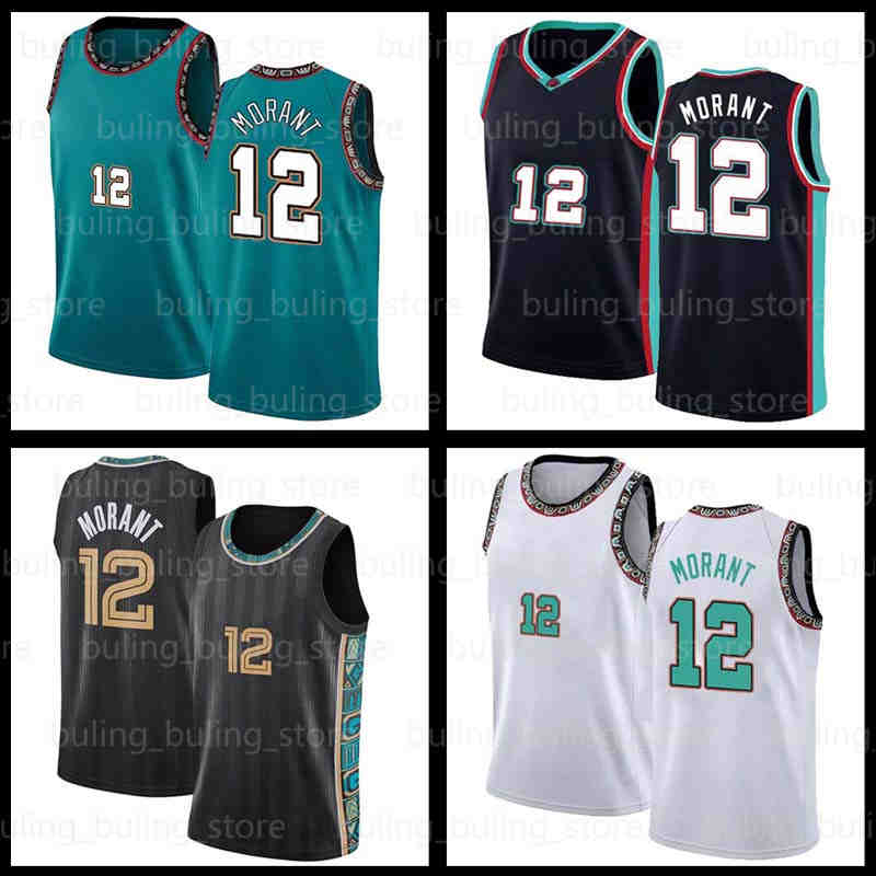 

12 Ja Morant Jerseys 13 Jaren Jackson Jr 2021 2022 Murray State University College Retro Memphis''Grizzlies''Green 22 21 Basketball Jerseys Mesh White, 2021 new jersey