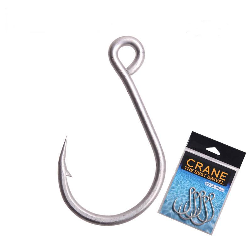 

Fishing Hooks 5 Pcs Liansen Products 9018 Dumb Tin Hook Big Eye Fish Iron Plate