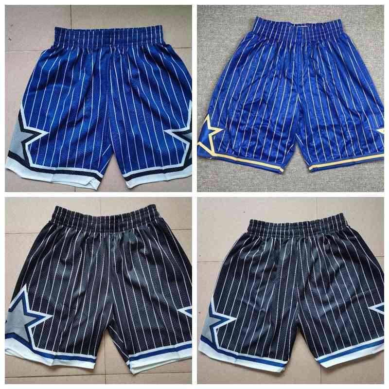 

Nba's basketball shorts Orlando's Magic's Embroidered made of fine fabric, Black