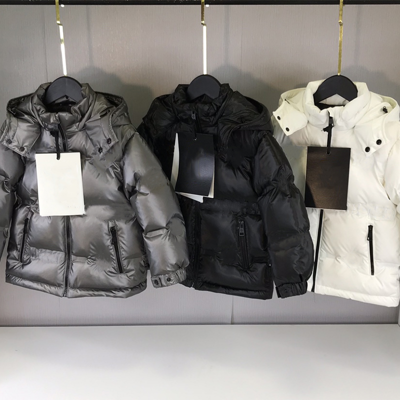 

Designer Baby Boys Girls Coats Autumn Winter Kids Detachable Down Jacket With Hood Children Jackets Toddler Child Clothes Outerwear, Black