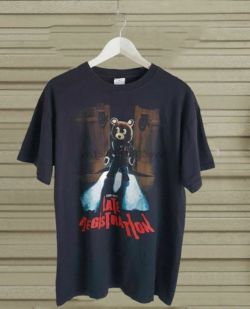 

tops Vtg 2005 Kanye West Late Registration Tour Shirt Usa Size S, 0300139-white