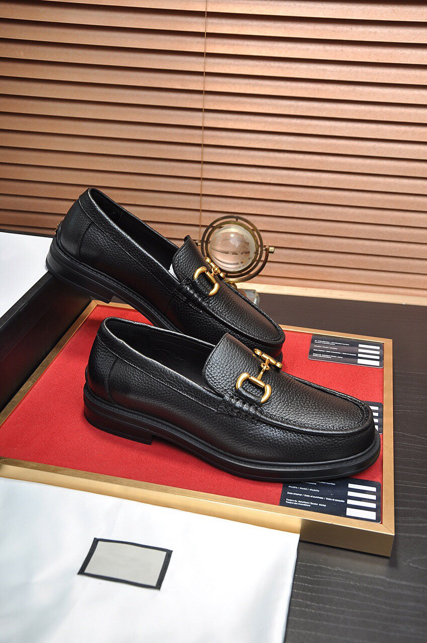 

New Men's Business Dress Shoes Formal Wedding Fashion Genuine Leather Flats Male Brand Breathable Platform Oxfords Size 38-44, Black 1