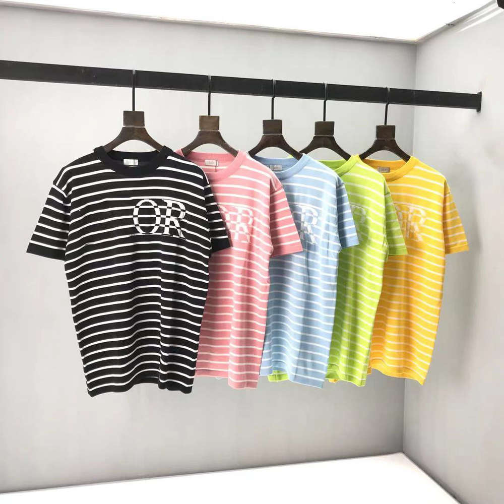 

2020ss spring and summer new high grade cotton printing short sleeve round neck panel T-Shirt Size: m--xl-xxl-xxxl Color: black white nnb8