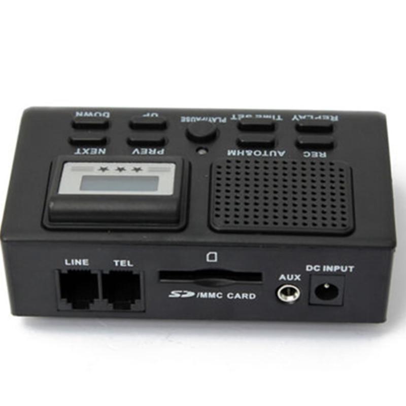 

Digital Voice Recorder Support SD Card Automatic Recording Portable Landline Phone Call Fixed Telephone Box LCD Display
