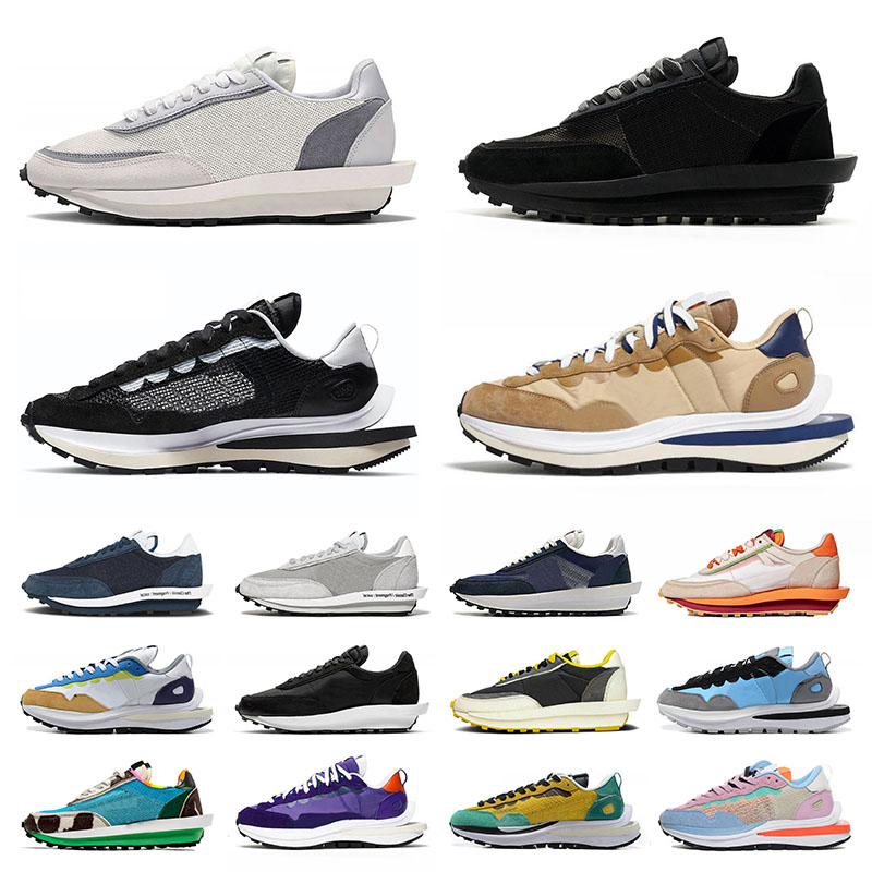 

Sacais x VaporWaffle Pegasus LDV Waffle Daybreak Running Shoes Dark Iris Men Women Pure Platinum Sesame Blue Void Chunky Dunky Fragment Trainers Sports Sneakers, C51 40-45 navy blue 40-45