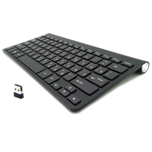 

Ultra Slim Mute Russian Keyboard 2.4G Wireless Mouse Combo Scissors Keys With USB Adapter For Win MAC Android TV BOX PC Y0816