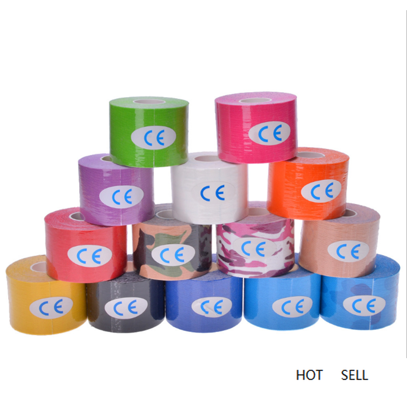 

Cotton Adhesive Bandage Elastic Elastic Tape For Face 5m Muscle Physiotherapy Tapes
