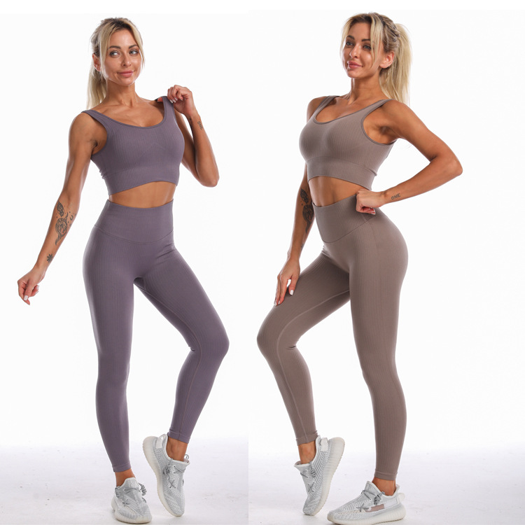 

Designer Yoga Sportwear Tracksuits Fitness Gym Bra Align Leggings 2 Piece Set outdoor outfits Sports Clothing Athletic Elastic yogaworld fleece tech wear active, Black