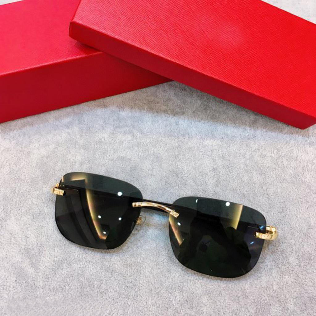 

top quality mens Sunglasses for women 0227 men sun glasses fashion style protects eyes UV400 lens with case, White;black