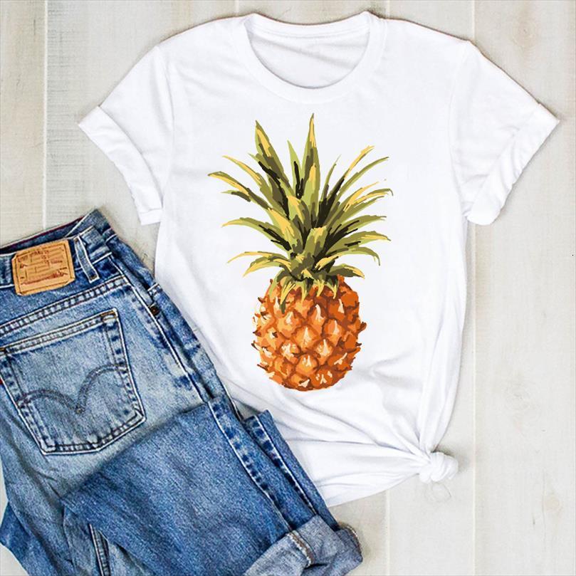 

and women pineapple tumblr kawaii mens fashion fruit cartoon ladies summer tee womens female clothes graphic, White;black