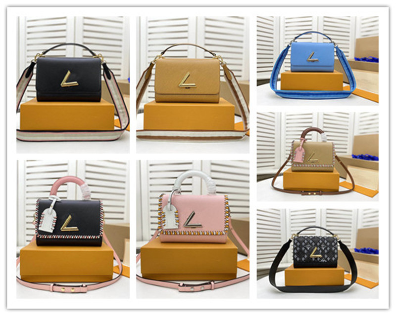 

Designer Luxury Twist Leather M50358 Shoulderbag Chainbag Black Noir lock Size:23*17*9.5CM, Don't pay it