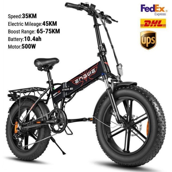 

Electric Bicycle Mountain Beach Snow Bikes for Adults, Aluminum Electric Scooter 7 Speed Gear E-Bike with Removable Battery W41215023, Black
