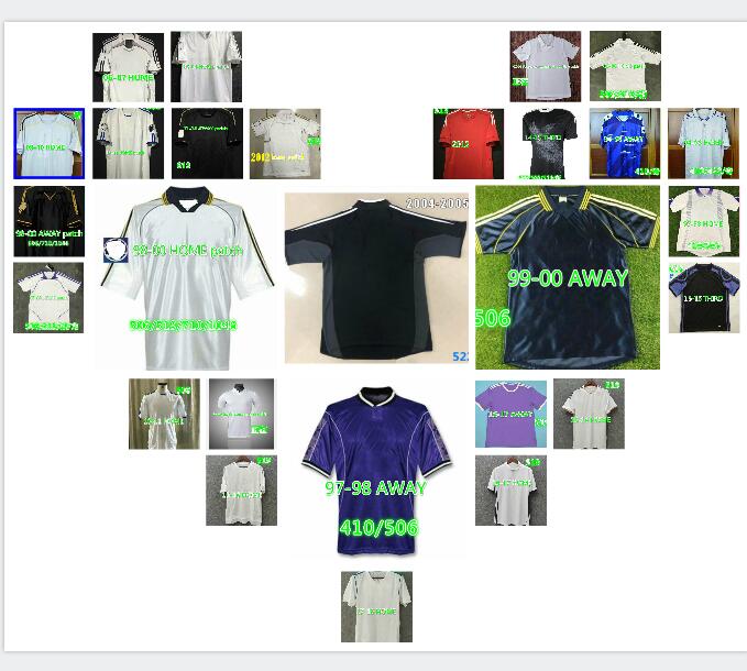 

Real Madrid Retro 10 11 12 Soccer Jersey GUTI Ramos McManaman 13 14 15 16 RONALDO ZIDANE Beckham 06 07 RAUL 99 00 REDONDO 98 97 96 Football Shirt, Black;yellow