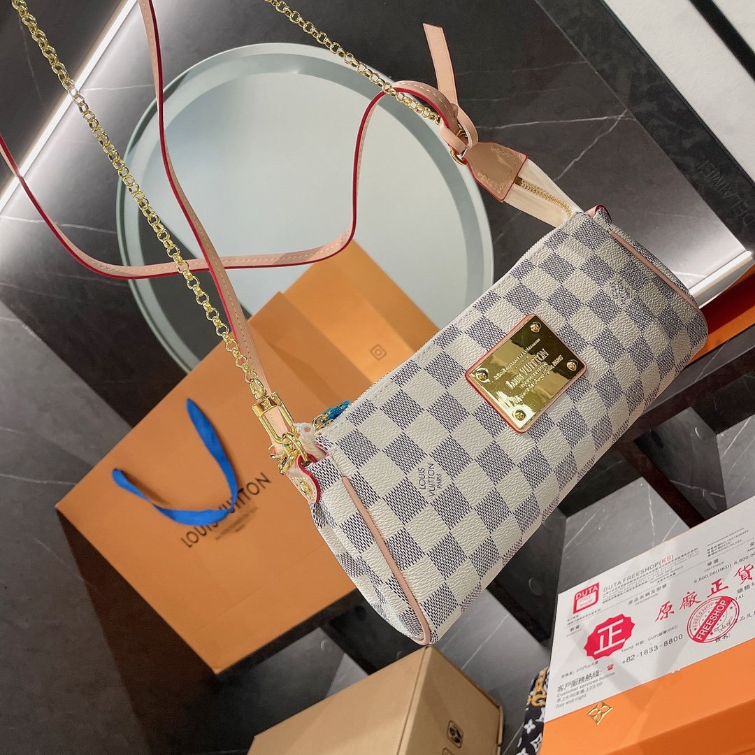 

Louis vuitton shoulder bag Top quality Luxurys Designer hobo small women Damier Azu lady Genuine leather handbag MON0GRAM Crossbody bags purse Purses handbags, Box