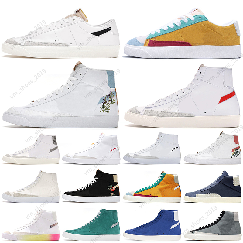 

Top hotsale Blazer Mid 77 running shoes High Have A Good Game Multi Suede Dorothy Gaters Cool Grey blazes men women platform sneakers outdoor, Low pink form