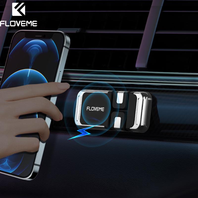 

Magnetic Car Phone Holder Mini Strip Paste Stand Air Vent In Metal Magnet GPS Mount For Wall Cell Mounts & Holders