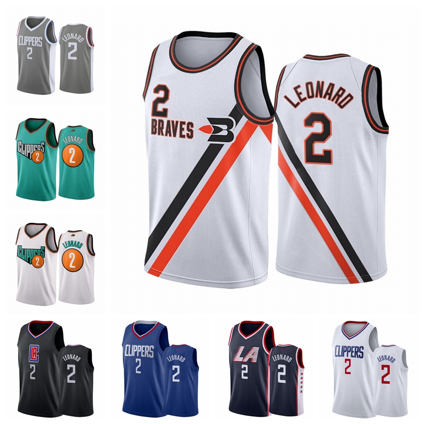 

LAClippersMEN Kawhi Leonard 2020-21 Earned Gray #2 Basketball Jersey, Black