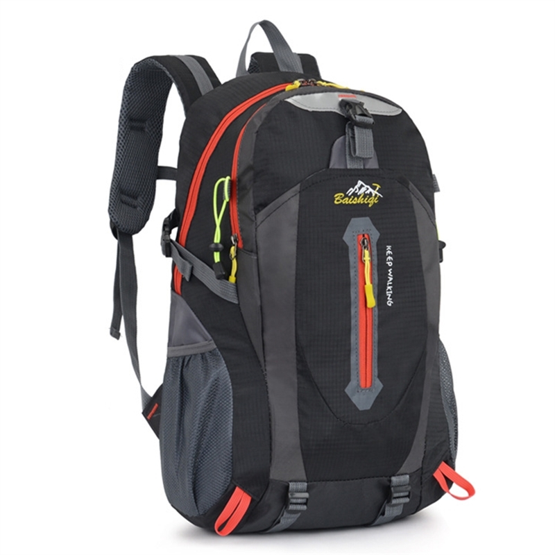 

1Travel Climbing Travelling Bags Waterproof 35L Walking Outdoor Campsite Backpacks Sport Bag Men Backpack, Black