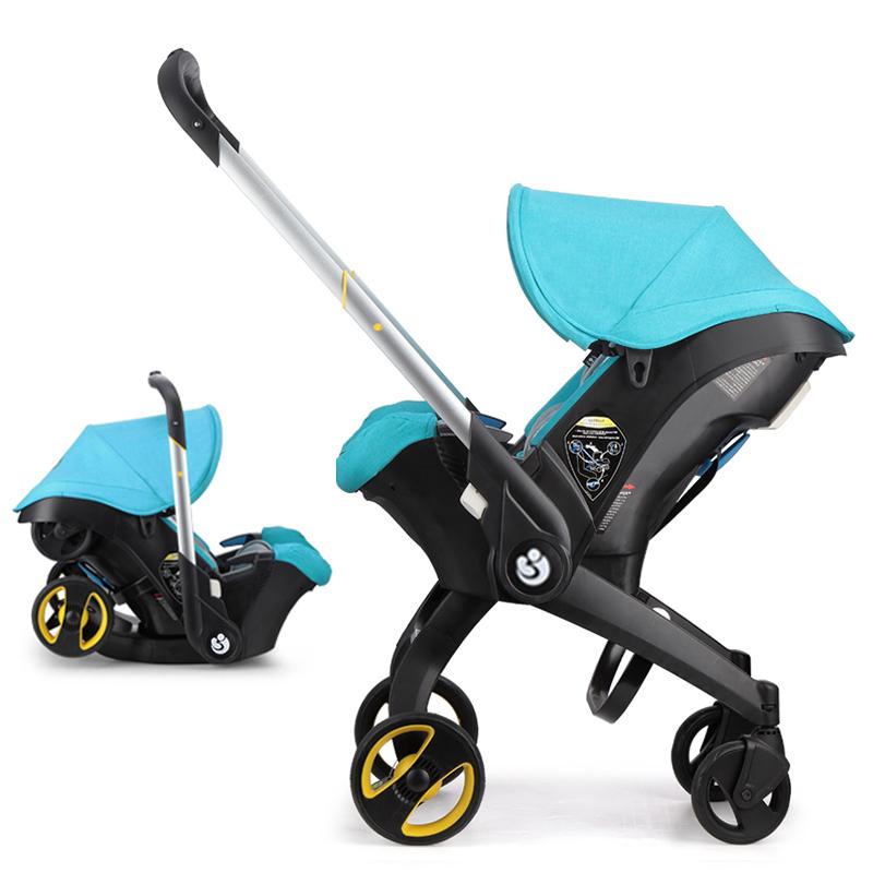 

Luxury Baby Stroller 4 In 1 Trolley Born Car Seat Travel Pram Stoller Bassinet Pushchair Carriage Basket Strollers#