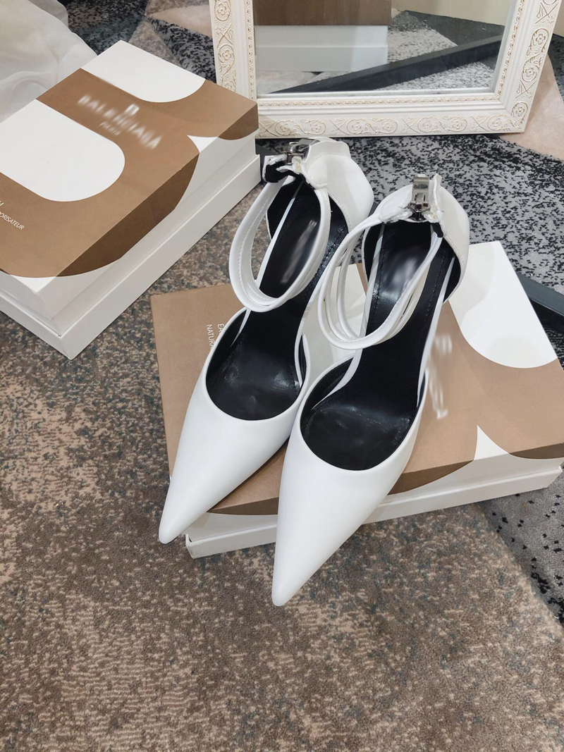 

2021 Good Quality Fashion Women Luxurys Designers Shoes Designer Sandals Womens Luxury High Heels Sandal Dress Shoess With Box Size 35-41 -B519, White