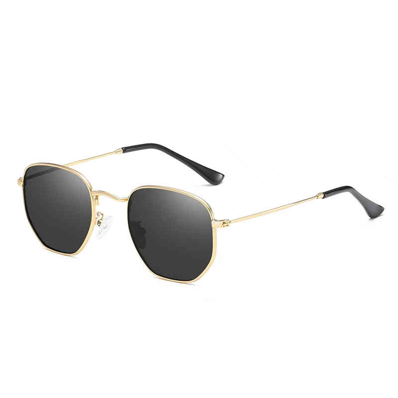 

Classic Fire Dign Polarized sunglass Men Shad For Women Hexagon Retro sunglass Stainls Steel FramYWDI