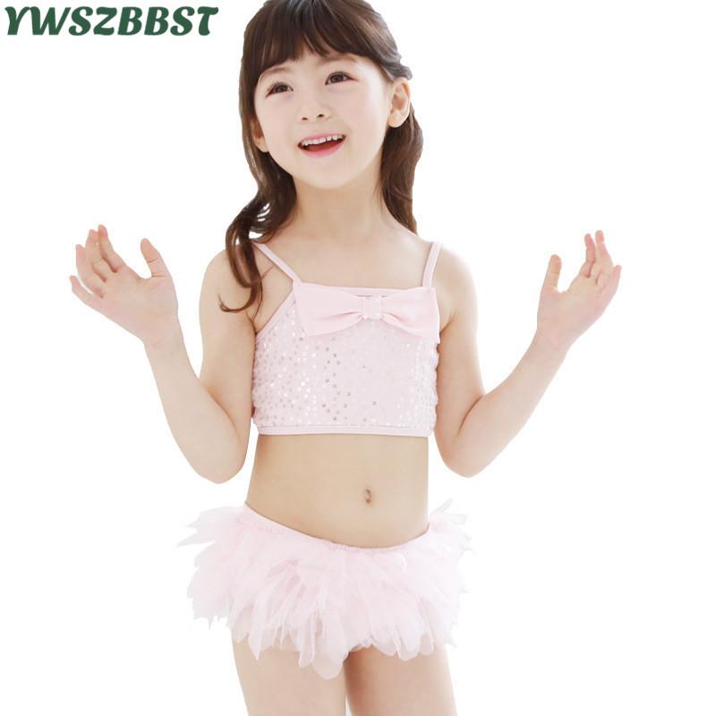 

Girls Swimsuits Two-pieces With Hat Fashion Swimwear For Summer Beach Wear Children Girl Bathing Suits One-Piece