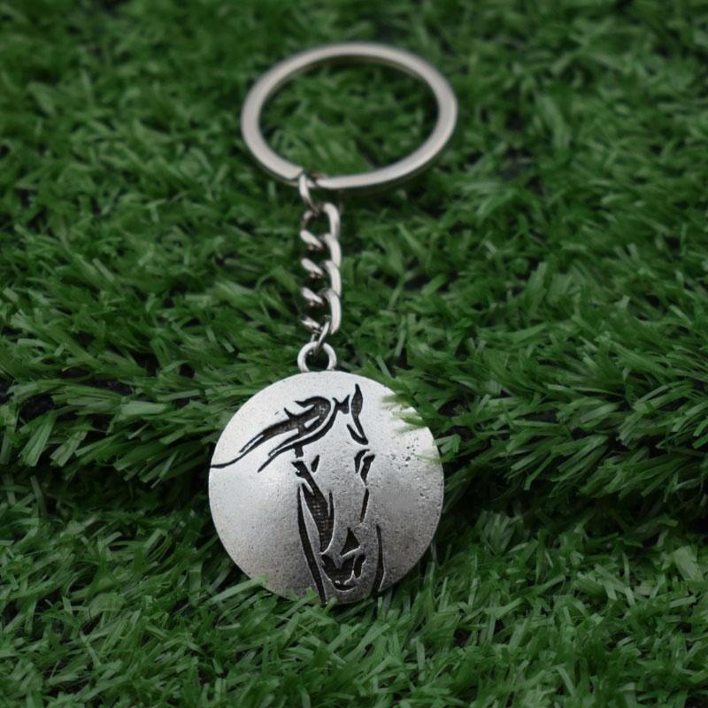 

Keychains Abstract Horse Keychain Charming Simple Animal Pendant Birthday Jewelry