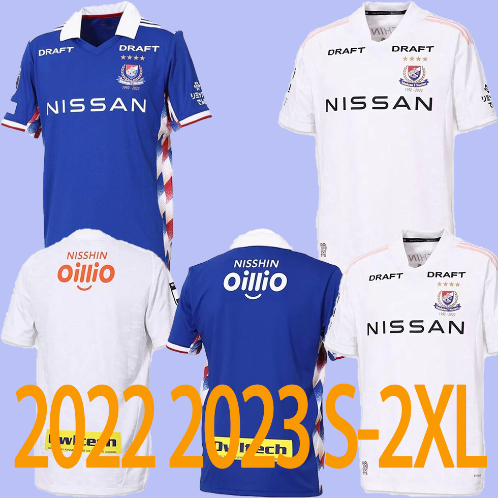 

2022 2023 Yokohama F. Marinos home Soccer Jersey BOUDEBOUZ DIONY Fans Version customized KHAZRI Adult Kit 22 23 away Football Shirt