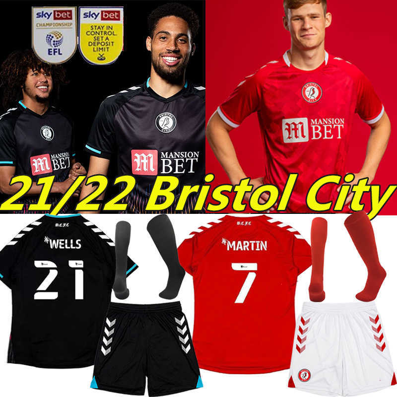 

The Robins 2021 2022 Bristol City soccer jerseys FC PATERSON WELLS SEMENYO MARTIN WEIMANN men t-shirt 21/22 AWSON KALAS MASSENGO, 21-22 away kit