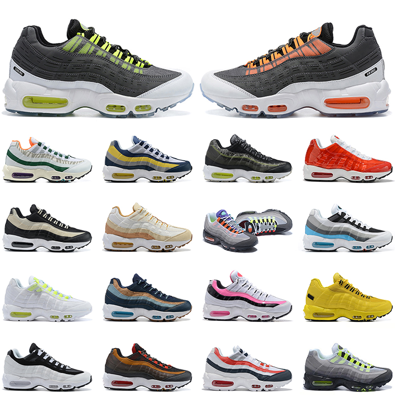 

Cushions 95 95s Running Shoes For Mens Women Big Size Us 12 Neon Black White Nax Greedy Vintage NYC Taxi World Champagne Airmaxs Og Sports Sneakers Trainers Outdoor, A25 40-46 3