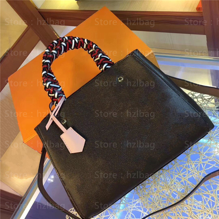 

Montaigne BB Toe bags Mono gram canvas two-color braided handles Coquelicot Red Creme Beige Safran Yellow Peach Pink designer handbags M44671, Color 01