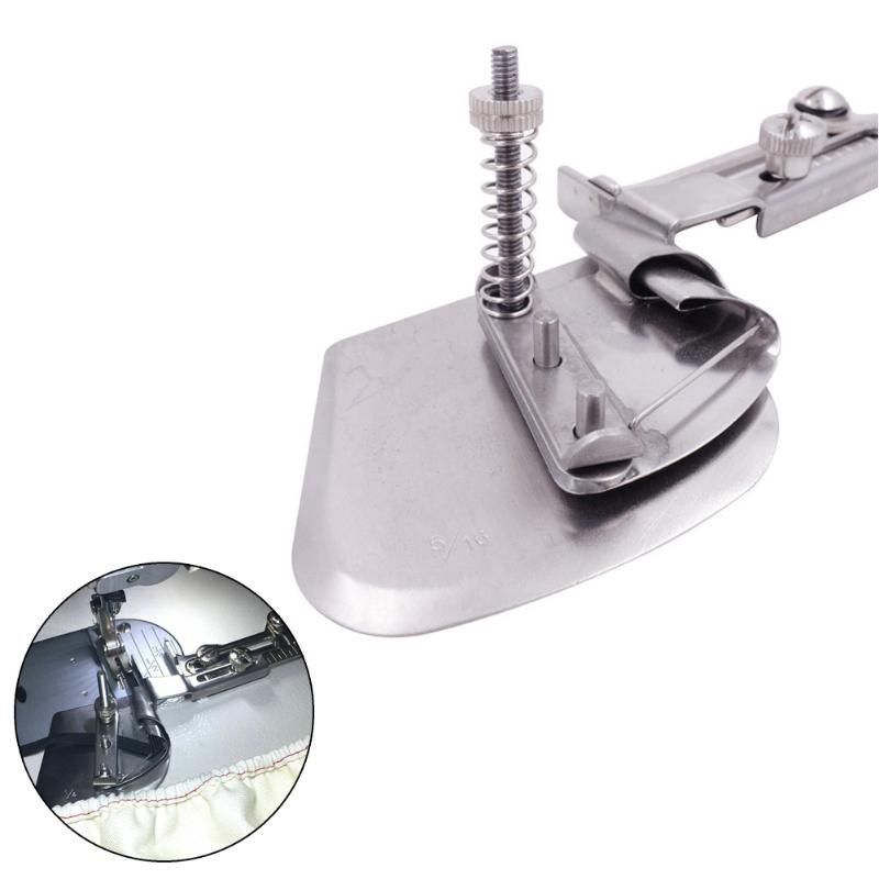 

Sewing Notions & Tools Industrial Steel Machine Parts Hemming Presser Foot Roll Webbing Leather Strip Ribbon Pull Tube