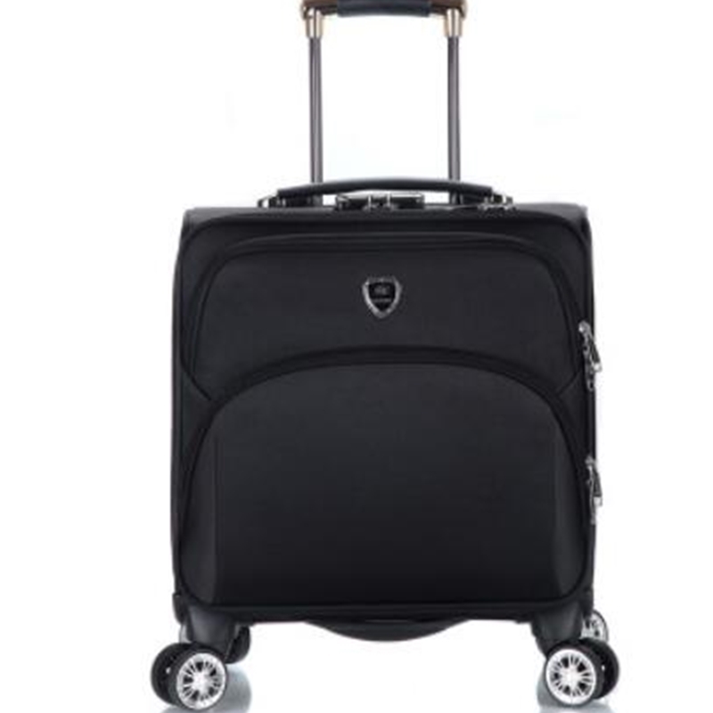 

18 Inch Men Spinner suitcase Luggage Oxford Cabin Boarding Rolling bag On Wheels Travel Wheeled