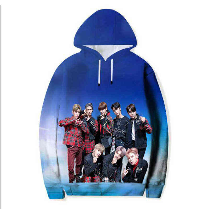 

2021 Fashion Design K POP KPOP K-POP ATEEZ Album 3D Printed Women/Men Hoodies Sweatshirts Korean Spring Autumn boy girl Hooded H1118, 007