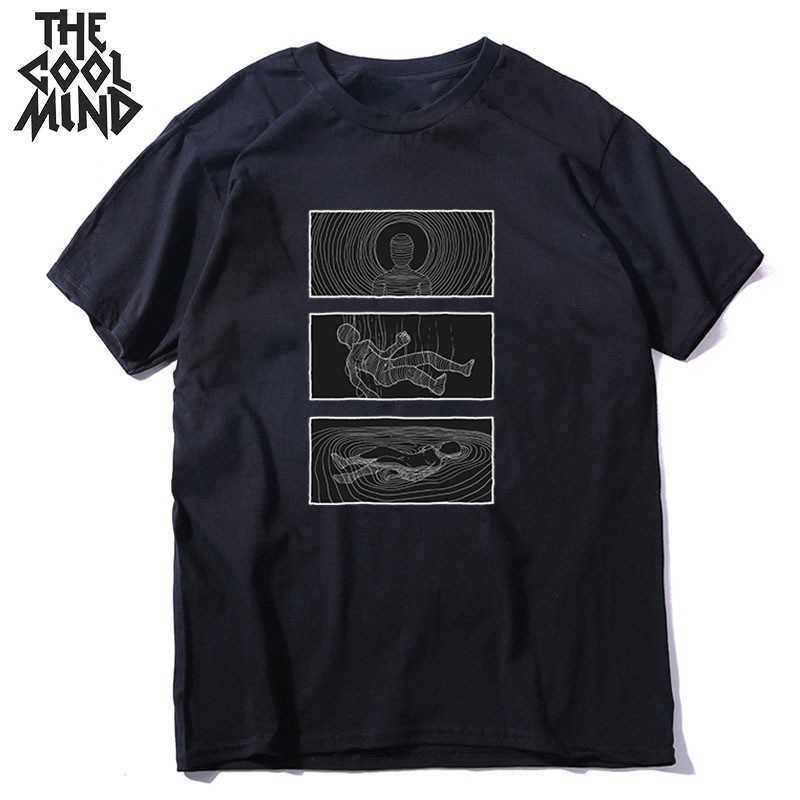 

COOLMIND 100% cotton short sleeve cool streetwear men T shirt funny loose summer tshirt o-neck t-shirt tee shirts tops 210629, Cp0138s2-blk
