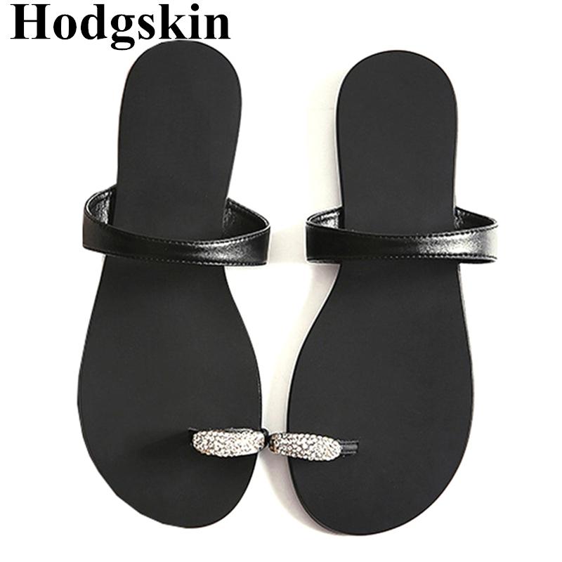 

Slippers Bling Crystal Embellished Flip Flops Casual Flats Women Thong Summer Shoes Woman Rhinestone Decor Fashion Outside Slide, Black