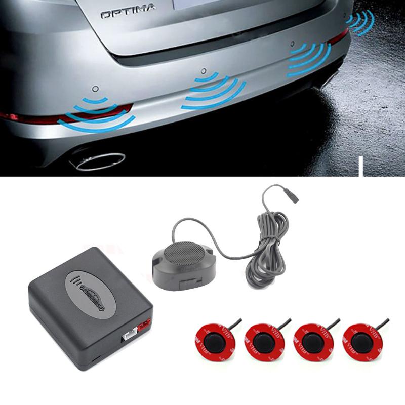 

Car Rear View Cameras& Parking Sensors Parktronic Sensor Security AssisCar Reverse Backup Radar Kit Alarm Warning Indicator To Detect Blind