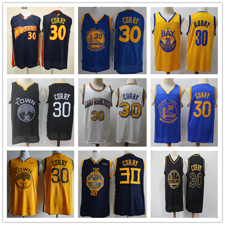 

Jersey City warriors 30# Curie embroidered Basketball curry