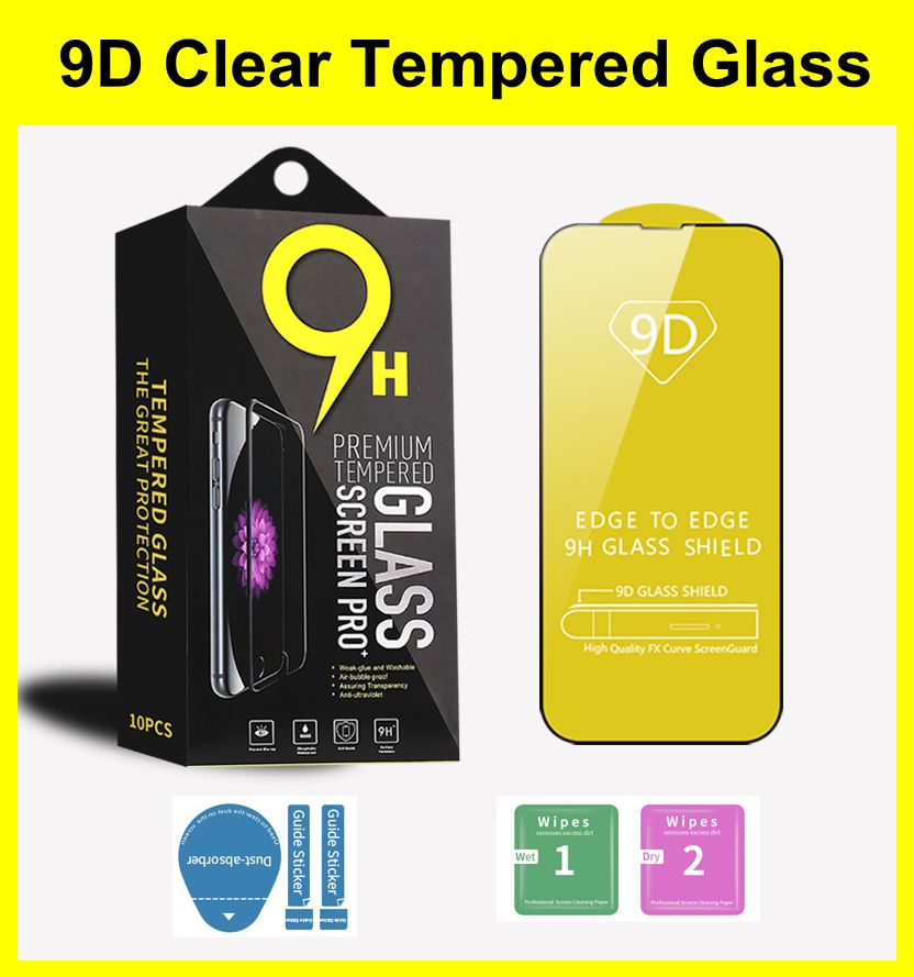 

9D Anti-scratch Screen Protector Film for iPhone 13 Mini Pro Max 7 6 8 Plus XR XS 11 12 HD Clear Tempered Glass